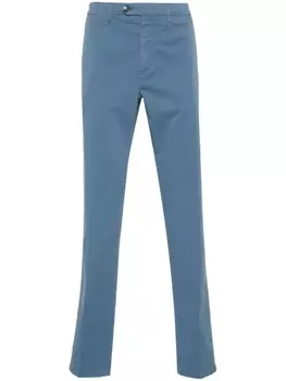 Canali узкие брюки чинос, синий