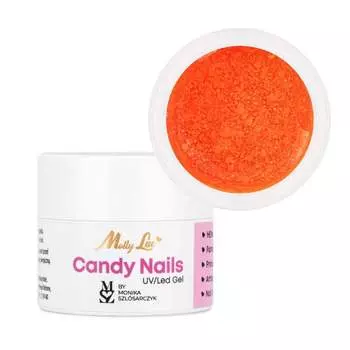 Candy Nails Light Candy Orange от Моники Шлосарчик MollyLac HEMA free 5 г