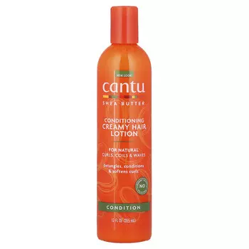 Cantu, Масло ши для натуральных волос, кондиционирующий крем-лосьон для волос, 355 мл (12 жидк. унц.)