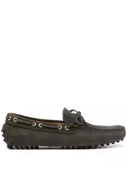 Car Shoe мокасины с бантом, зеленый