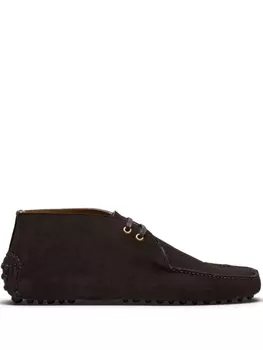 Car Shoe замшевые ботинки на шнуровке, коричневый