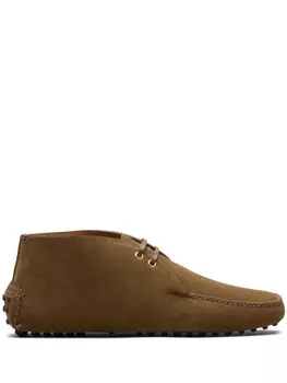 Car Shoe замшевые ботинки на шнуровке, коричневый