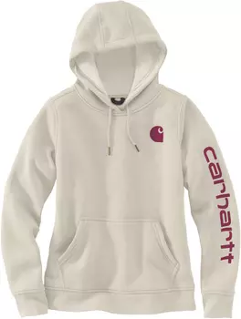 Carhartt Clarksburg Logo Дамская толстовка, бежевый