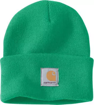 Шапка Carhartt Knit Cuffed, зеленый