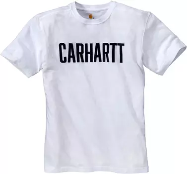 Carhartt Maddock Graphic Block Футболка, белый