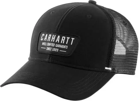 Carhartt Mesh-Back Crafted Patch Шапка, черный
