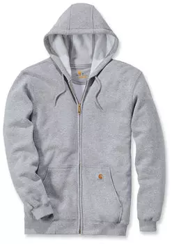 Толстовка мужская Carhartt Midweight ZIP на молнии, светло-серый
