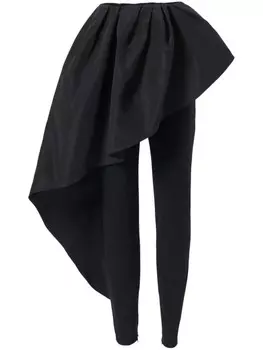 Carolina Herrera брюки с драпировкой, черный