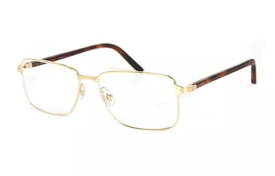 CARTIER Женская оптическая оправа, Brown/gold