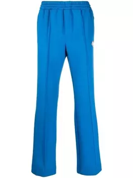 Casablanca embroidered-logo track pants, синий
