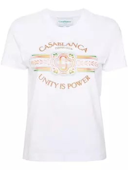 Casablanca рубашка Unity Is Power, белый