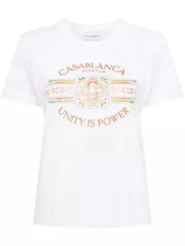 Casablanca рубашка Unity Is Power, белый