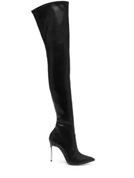 Casadei ботфорты Blade 100, черный