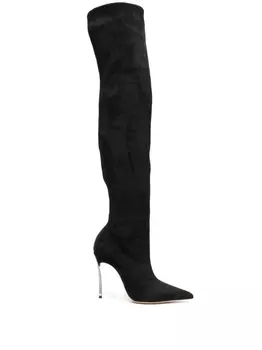 Casadei ботфорты Blade 110, черный
