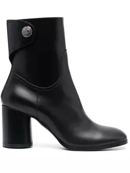 Casadei ботильоны на блочном каблуке, черный