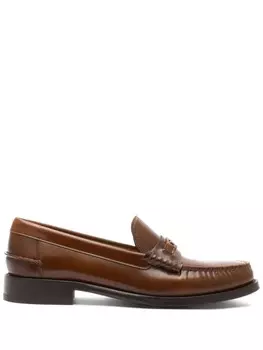 Casadei кожаные мокасины, коричневый