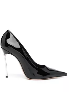 Casadei лакированные туфли Superblade 100, черный