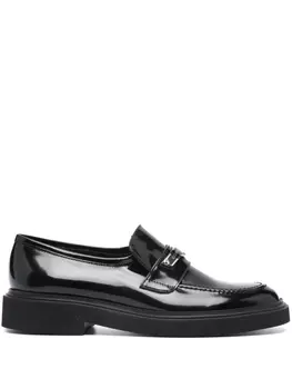 Casadei лоферы Spazzolato, черный
