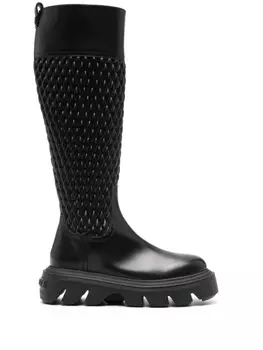 Casadei стеганые сапоги, черный
