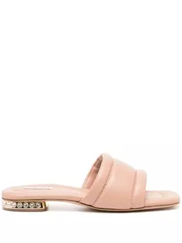 Casadei стеганые шлепанцы, розовый