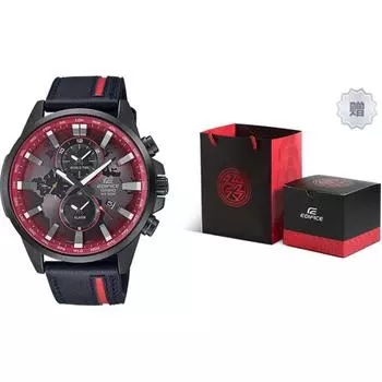 CASIO Мужские черные часы EDIFICE