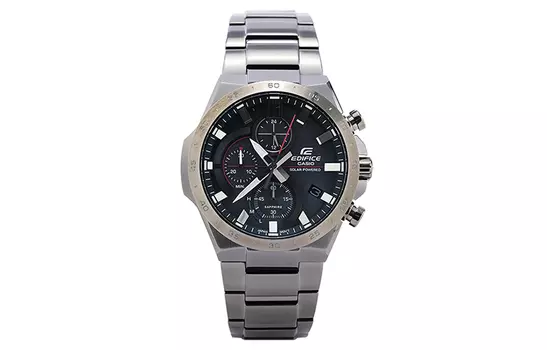 CASIO Мужские черные часы EDIFICE