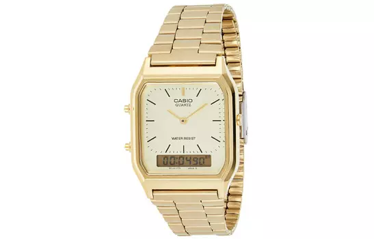 CASIO Мужские молодежные белые часы