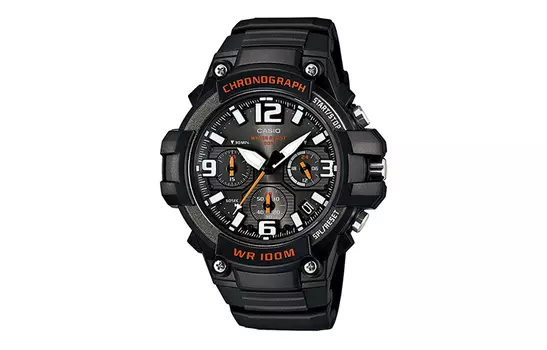 CASIO Мужские ПЛАТЬЯ, черные часы MCW-100H-1AVDF