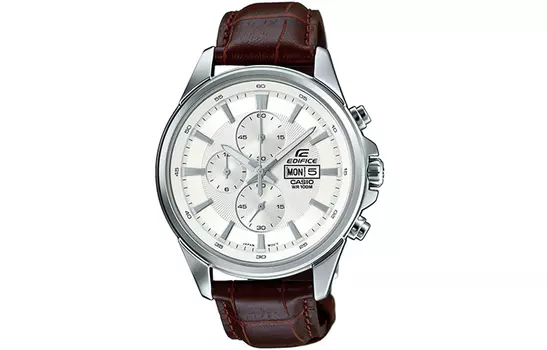 CASIO Мужские серебряные часы EDIFICE