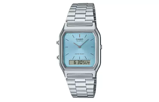 CASIO Мужские синие часы AQ-230A-2A1