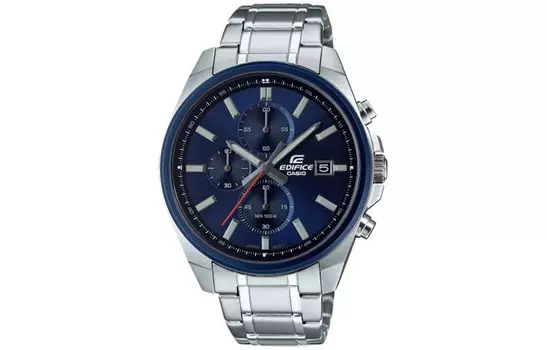 CASIO Мужские синие часы EDIFICE