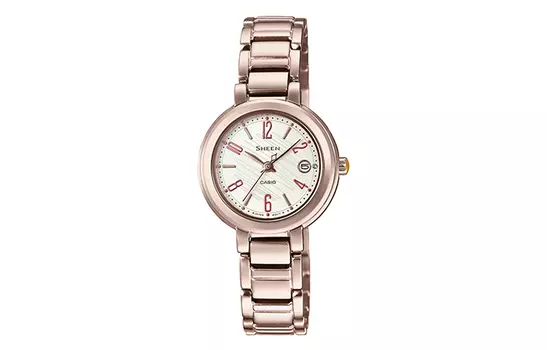 CASIO Женские белые часы SHEEN