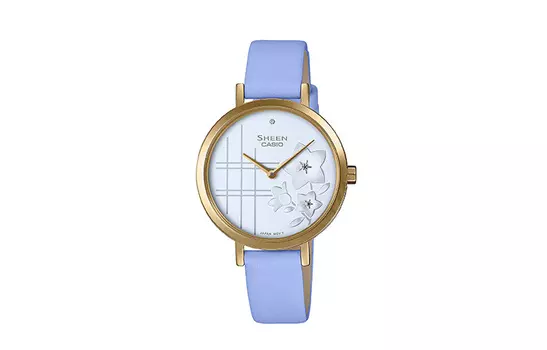 CASIO Женские белые часы SHEEN