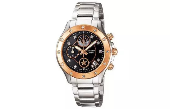 CASIO Женские часы SHEEN Black