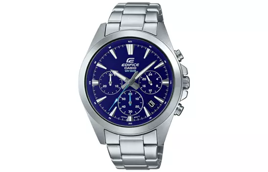 CASIO Женские синие часы EDIFICE EFV-630D-2AV