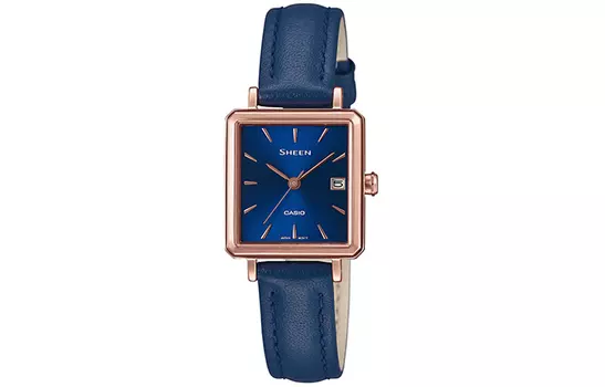 CASIO Женские синие часы SHEEN SHE-4537GL-2A