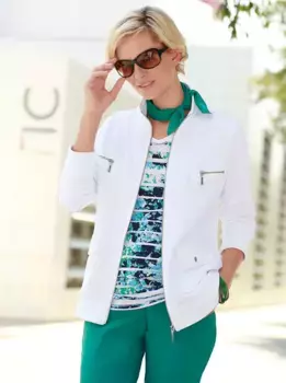Casual Looks Куртка-рубашка "Куртка-рубашка", белый
