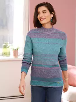 Casual Looks Вязаный джемпер "Пуловер", цвет Ozean-Gestreift