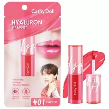 Cathy Doll Гиалуроновый увлажняющий крем для губ 3,9 г. 01 Пинксесс, Pinkcess