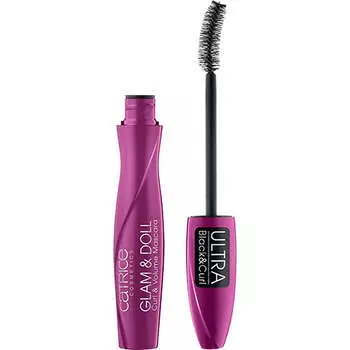 Catrice Тушь для ресниц Glam & Doll Curl & Volume Ultra Black 10мл
