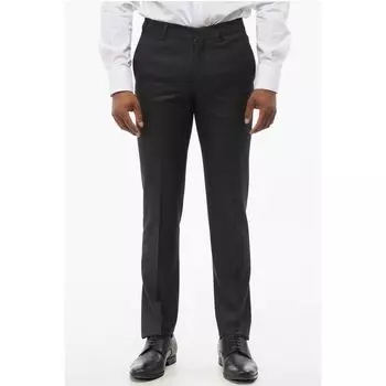 CC COLLECTION Брюки из смеси шерсти и шелка Corneliani, Gray