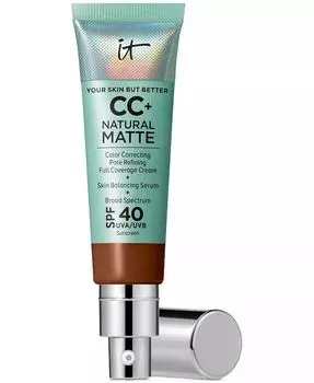 CC+ Крем-матовая основа SPF 40 It Cosmetics, цвет Deep