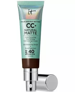CC+ Крем-матовая основа SPF 40 It Cosmetics, цвет Neutral Deep