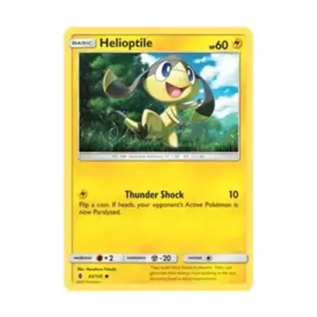 CCG Гелиоптил (С) #43, Pokemon - Sun & Moon - Guardians Rising - Singles