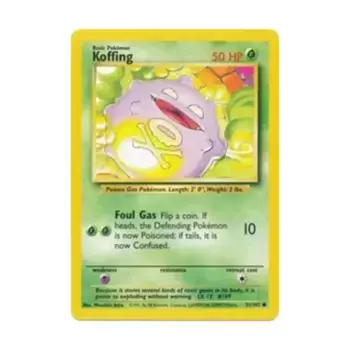 CCG Коффинг (К) #51, Pokemon - Base Set - Singles