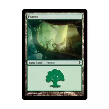 CCG Лес #246 (С) (Фольга), MTG - Zendikar