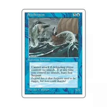 CCG Морской Змей (С), MTG - 4th Edition