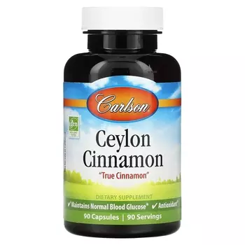 Цейлонская корица Carlson, 90 капсул