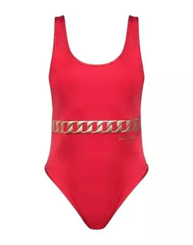 Цельный купальник Balmain, красный