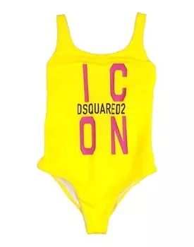 Цельный купальник Dsquared2, желтый